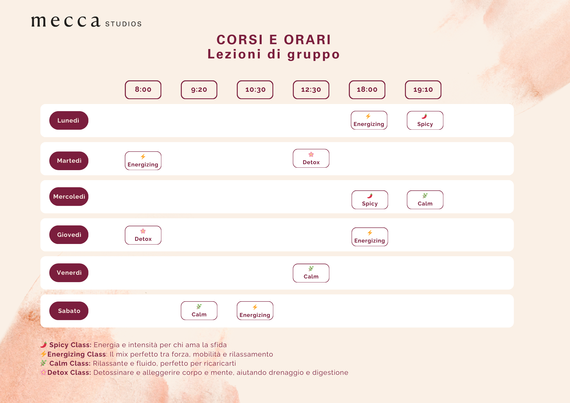 Lezioni di gruppo esclusive + bonus
